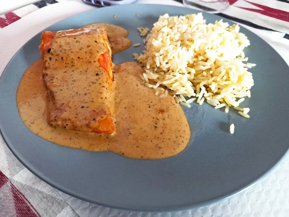 Pavé de Truite Et Riz